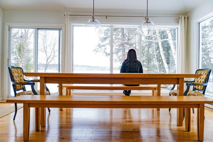 picture of a women sitting on a bench